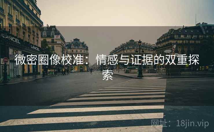 微密圈像校准:情感与证据的双重探索 微密圈像校准:情感与证据的双重探索